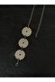 Lotus Flower Silver Chain Accessory for Jacket, Dress, Pants, Evening Dress, Body Chain, Beach Belt - 2
