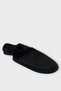 Men's Lightweight Non-Slip Sole Home Shoes Slippers Black - 5