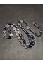 Black Transparent Color Teardrop Model Powder Amber Prayer Beads - 3