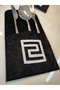 6 Pieces/Pocketed Spoon Rests/Velvet/Leather Embroidered/Leather Back/22.5X11Cm - 3