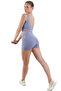 Everyday High Waist Double-Breasted Shorts with Pocket Detail - 3