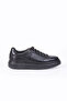 Volt Black Inner and Outer 100% Genuine Leather Men's Sneaker Shoes