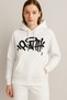 Hooded Sweatshirt - Unisex - Oversize - 3 Thread Raised - Graffiti Printed - 2