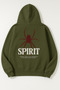 Hooded Sweatshirt - Unisex - Front and Back Printed - 3 Thread Raised - Comfortable Fit - 2