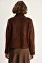 Women's Brown Turtleneck Sweater 20251060 - 7