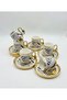 Ri̇o 6-Piece Porcelain Coffee Cup Set 90 ml