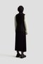 Gold Button Pocket Detailed Pleated Skirt and Vest Two-Piece Set - 5