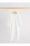 100% Organic Cotton Animal Printed White 4-Piece Hospital Discharge Set ALYAW4744 - 2
