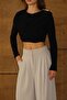 Women's Buckled Premium Crop Blouse - 2