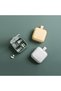 Mini Medication Storage Box,4 Compartments, Airtight Closure, Portable, Square, Green, PP, - 8