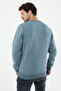 Men's Organic Fabric Soft Regular Fit Round Neck Sweatshirt - 7