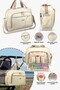 Set of 3 Mother Baby Care Backpack & Urban Mother Baby Shoulder Bag & Thermos Bag - Beige - 3