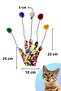 Magic Glove Pompom Cat Fishing Rod – Heart Patterned Sound Cat Toy - 4
