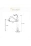 Bathroom Bowl Sink Faucet Rose Color New Waterfall Model Imported with 7 Years Warranty - 4