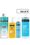 Skin Detox Micellar Water, Soothing Clear Makeup Remover Gel, Makeup Remover Water and Gel - Set of 4