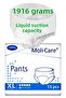 Absorbent Panty Diapers 6 Drops Xlarge Large Size Blue 15 Pieces - 2