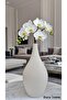 Nordic Style Bohemian Trend Hitit White Vase 32 cm - 4