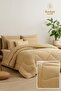 Double Brown (195 X 215) Double Sided Wellsoft Luxury Quilt - 5