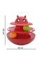 Mama Haci Yatmaz Cat Toy with Treat Container, 3-Layered - 3
