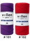 200Gr, Premium Cotton Cotton Macrame Rope, 2mm Cotton Chain Macrame, Supla, Bag Rope, Ice Blue - 3