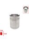 Durable Stainless Steel Ashtray with Lid 7X9 cm Cafe Restaurant Ashtray - 2