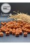 12 mm Patterned Cube Wooden Beads (25 Grams 35 Pieces) Hole Diameter 4 mm Macrame Jewelry Bracelet