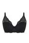 Black Lace Fixed Sponge Covered T-Shirt Bra Plus Size Bra Tbbaw26Cw00000 - 2