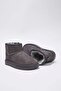 Gray Fur Inside Round Toe Flat Flatform Heeled Women's Bootstakaw26Bo00001