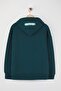 Petrol Teen Oversize/Geniş Kalıp Slogan Baskılı Kalın İçi Polarlı Örme Sweatshirt TWOAW26SW00125 - 6