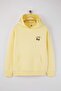 Teen Açık Sarı Sırt Baskılı Oversize Kalıp Kalın İçi Polarlı Örme Sweatshirt TWOAW26SW00192 - 7