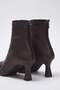 Brown Pointed Toe Women's 6.5 cm Thin Heeled Ankle Boots Takaw26Bo00063 - 7