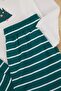 Yeşil Yumuşak Dokulu Baskılı Regular Örme Unisex Çocuk Pijama Takımı TKDAW26PT00004 - 4
