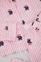 Pembe Yumuşak Dokulu Kız Çocuk Desenli Gömlek Yaka Regular Örme Pijama Takımı TKDAW26PT00006 - 3