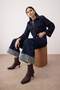 Brown Pointed Toe Women's 6.5 cm Thin Heeled Ankle Boots Takaw26Bo00063 - 2