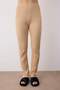 Beige Ruffled Ribbon/Bow Ribbed Knit Pajama Set THMAW25PT00217 - 4