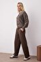 Kahverengi Normal Bel Barrel Jeans TWOAW26JE00198 - 2