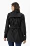 Women's Button-Closure Belted Trench Coat 255290 - - 5