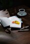Istanbul Collection Maiden Tower View - Hard Cover Dotted Notebook 14X21 cm - 3
