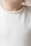 Girl's Pearl-Lined Dress - Li̇dya - 5