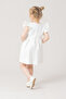 Girl's Pearl-Lined Dress - Li̇dya - 6