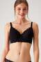 Economic Pack of 2 Burgundy-black 6224 Barcelona Gathering Lace Bra Set with D Cup Option - 3