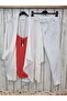 Lycra Plus Size Trousers White - 4
