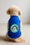 Cat and Dog Outfit & Dress - Cobalt Blue Starpugs Tank Top - 2