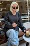 Anthracite V-Neck Knitwear Women's Sweater Mg2501 - 8