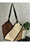 حقيبة شاطئية من الخوص مصنوعة يدويًا - مع حمالة كتف، بأربعة ألوان