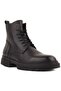 - Black, Lace-Up, Zippered Men's Boots 102-055-10201 - 2