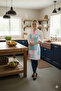 Digital Printed Water Liquid Proof Stain Resistant Kitchen Apron Lovella - 4