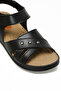 166987.Z5Fx Black Women's Flat Sandals - 7