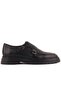 - Black Leather Laceless Men's Casual Shoes 101-7082-H1085