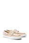 حذاء رياضي رجالي من MYLO BAY LOW LACE UP SNEA باللون البيج - 2